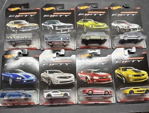 Hot Wheels Camaro FIFTY 1967-2017 50th Anniversary Complete 8 Car Set - Picture 1 of 7