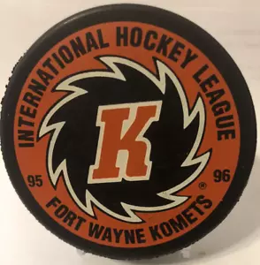 Ft Wayne Komets 95-96 - GTE Mobilnet - Official, Czech Rep puck - Picture 1 of 2