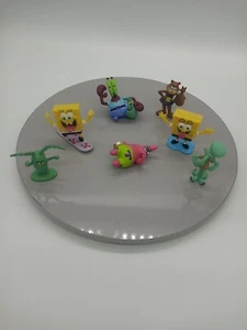 Spongebob Squarepants PVC Figure Lot Patrick Squidward Sandy Cake Top Decoration - Picture 1 of 8
