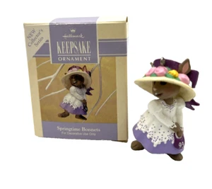 Hallmark Keepsake 1993 Ornament Springtime Bonnets #1 in Collectors Series Vntge - Bild 1 von 9