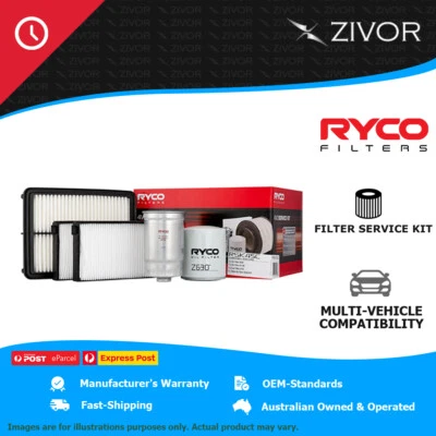 New RYCO 4WD Filter Service Kit For HYUNDAI ILOAD TQ-V 2.5L D4CB RSK45C - image 1 of 4