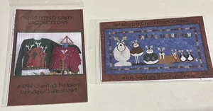 Whistlepig Creek Productions 1119 Reindeer Sweatshirt & 1094 Santa’s Backup Crew - Picture 1 of 6