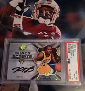 2007 KEVIN DURANT PONTE SUPERIORE SPX SUPER SCRIPTS ROOKIE Auto PSA 9 AUTOGRAFO MVP!! - Foto 1 di 4