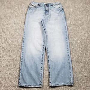 Vintage Y2k G-Unit Jeans Men 32x32 Blue Light Denim Baggy Embroidered Hip Hop - Picture 1 of 13