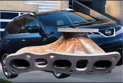 Coletor de escape traseiro direito Nissan Murano LE 3.5L 2009 2010 2011 2012 2013 14 - Imagem 1 de 4