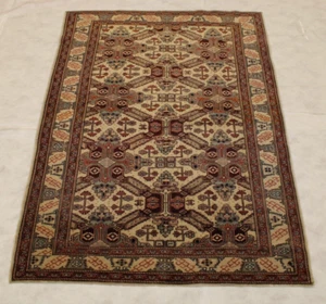 4'9" x 6'7" ft. Turkish Kayseri Vegetable Dye Wool Hand Knotted Traditional Rug - Picture 1 of 9