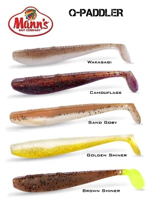 10 Stück Mann´s Q-Paddler 10cm +   #26   Entwickelt von Dietmar Isaisch - Bild 1 von 4