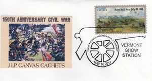 150 JAHRE US-BÜRGERKRIEG, NORTH BENNINGTON STA. VT 2011 CW10 - Bild 1 von 1