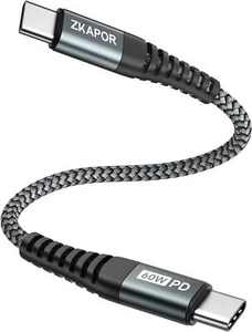 usb c to usb c cable short Fast Charging Cable - type c to type c cable (30cm) - Picture 1 of 7