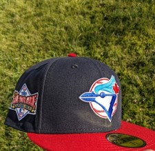 Anthem Shop 2 Tone Toronto Blue Jays 1989 All Star New Era Fitted Hat 7 5/8
