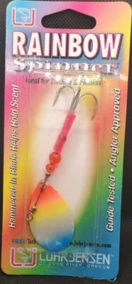 Luhr Jensen Size 7 Rainbow Fishing Spinner  - Image 1 of 2
