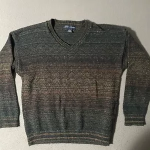 Northern Isles Sweater Mens XL Acrylic Blend Geometric Vintage Made in USA - Picture 1 of 6