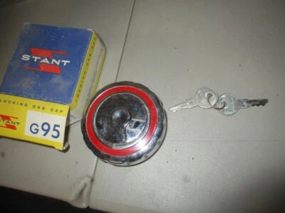 Novo Vintage Stant Bloqueio Gás Tampa de Combustível G95 Fit's Ford IH Caminhão Willys Hudson - Imagem 1 de 2