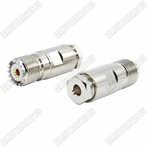 1x Conector coaxial de abrazadera hembra Jack UHF SO-239 para cable RG58 RG400 RG142 LMR195 - Imagen 1 de 5