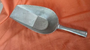 alt antik Abwiegeschaufel Abfüll Futter Sackschaufel Mehl etc. Alu - Bild 1 von 5