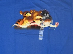 Disney Store Winnie the Pooh Tigger & Eeyore Share the Magic Shirt NWT Sz L - Picture 1 of 6