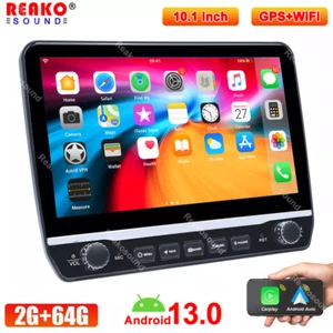 10.1''Android 13 Double Din Carplay Car Stereo GPS NAVI WIFI Touch FM BT Radio - Picture 1 of 14