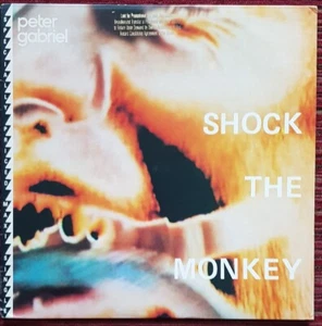 PETER GABRIEL GENESIS SHOCK THE MONKEY 1982 12 INCH VINYL USA PROMO COPY - Picture 1 of 4