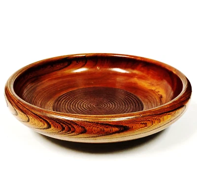 Vintage Rustic Primitive Wooden Trough Bowl Serving Tray Farmhouse Decor Wood  - Image 1 of 4