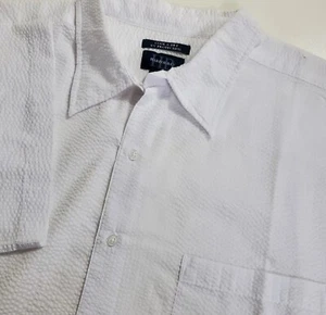 Camisa Harbor Bay HB Hombres Talla 3XLT Blanca Gasa Manga Corta Abotonada Fresca y Seca - Imagen 1 de 12