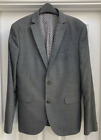 MENS SINGLE BREASTED GREY BLAZER FROM NEXT SKINNY FIT 40R (jacket only)