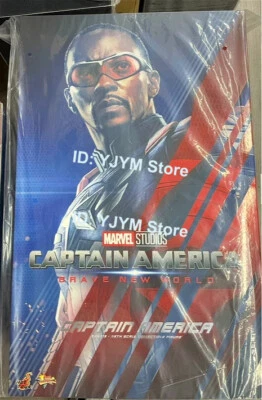 Novo boneco de ação Hot Toys MMS779 Brave New World Capitão América 1/6 em estoque - Imagem 1 de 4