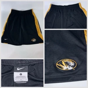 Missouri Tigers Mizzou Nike Basketball Shorts Men’s L Black Polyester YGI Q5-59 - Picture 1 of 15