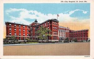 # K2692 ST. LOUIS, MO. POSTCARD, CITY HOSPITAL - Picture 1 of 2