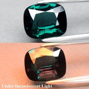 π 1.45ct 7x5.8mm Cushion Natural Color Change Garnet - Unheated, Madagascar Gem - Picture 1 of 6