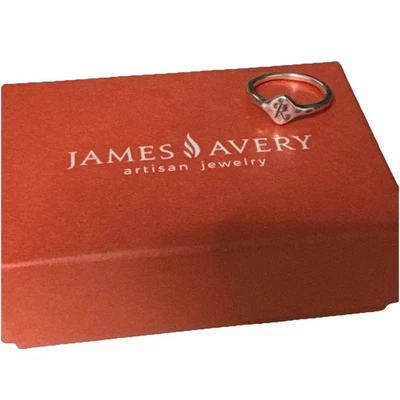 ANILLO JAMES AVERY PETIT SELLO INICIAL “R” .925 TALLA 5 Foto 1 de 4