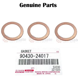 Genuine Fortuner TGN51 TGN156 KUN51 KUN50 KUN156 Front Diff Drain Plug Gasket x3 - Picture 1 of 3