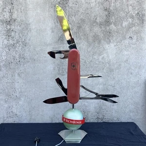 Espositore meccanico coltelli Victorinox da negozio vintage motorizzato 100cm - Imagen 1 de 23