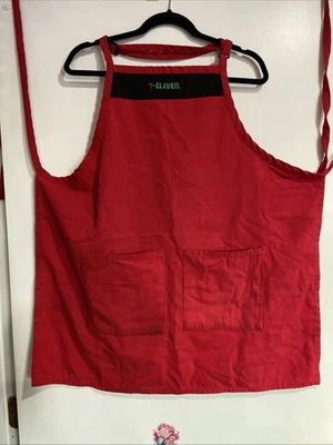 Vintage 7 Eleven 7 11 Employee Uniform Apron Medium 90's Rare - Image 1 of 4