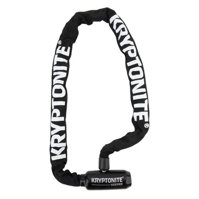Kryptonite Keeper 585 Integrated Chain Lock - 85cm (2.8'), 5mm, Keyed, Black - Image 1 of 2