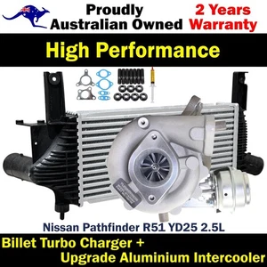 Turbocargador Billet de actualización + intercooler para Nissan Pathfinder R51 YD25 2,5 L - Imagen 1 de 11