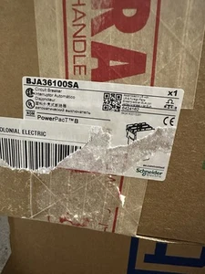 Square D PowerPact BJA36100SA 100a 3p 65KA 480v I Line Breaker - Picture 1 of 1