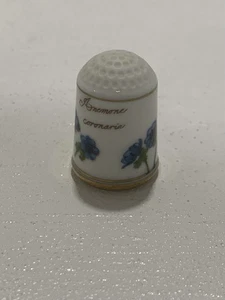 Franklin Porcelain Bloemen Van Nederland Thimble - Picture 1 of 4