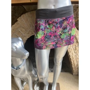 Lululemon Pace Rival Multi-Color Pink Purple Skirt Skort Women's Size 6 - Picture 1 of 9