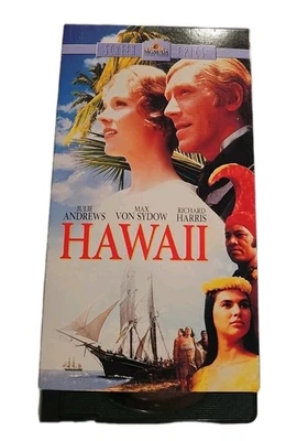 Hawaii VHS Tape/Julie Andrews/Richard Harris Box Set (2) Great Condition/ Price! - Image 1 of 4