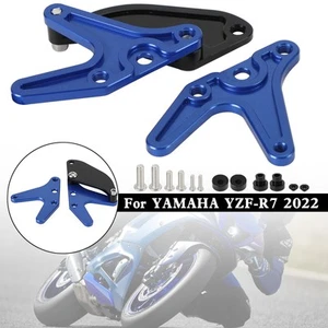 Alluminio Moto Cavalletto Gancio Pignone Toe Guard Per Yamaha YZF-R7 R7 22 # T9 - Foto 1 di 10