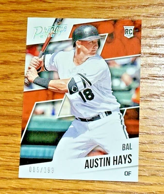 AUSTIN HAYS 2018 Panini Chronicles #9 Rookie RC Prestige Holo Silver /199 - Image 1 of 2