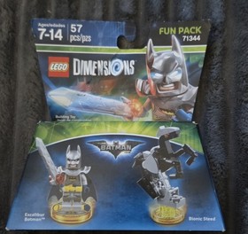 LEGO - DIMENSIONS - 71344 - EXCALIBUR BATMAN FUN PACK - NEW IN SEALED BOX 