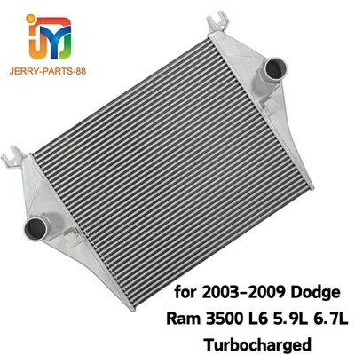 Aluminum Turbocharger Intercooler for 2003-2009 Dodge Ram 2500 3500 5.9L 6.7L - Image 1 of 4