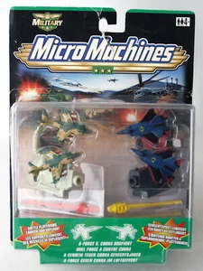 1999 MICRO MACHINES MILITARY A-FORCE V. COBRA DOGFIGHT HASBRO NEW SEALED ! - Picture 1 of 10