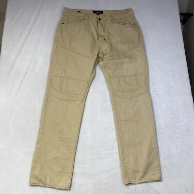 Pantalones de mezclilla Akoo No Rivals para hombre talla 40 caqui calce grande roble Foto 1 de 4