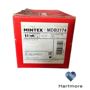 Mintex MDB3174 Brake Pad Set Front LH/RH Citroen C4 - Picture 1 of 2
