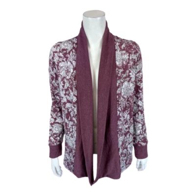 Cuddl Duds 舒适包裹式腰带开衫-假花-中号-全新-A381713 — 第 1/2 张图片