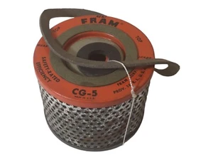 FRAM CG-5 Gasoline Fuel Filter Vintage Filter No Box - Foto 1 di 3