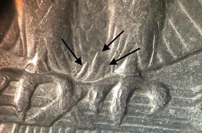 1996 D Washington Quarter-"(EAGLE FEEDING BABIES)"-**Major Clash Die**-AU-Beauty - Image 1 of 4