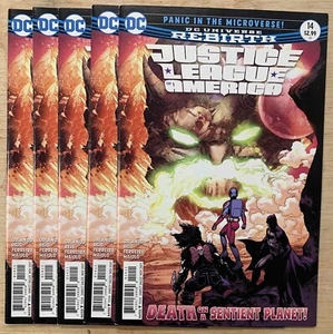 5 LOTTO JUSTICE LEAGUE OF AMERICA VOL 5 #14 2017 IN PERFETTE CONDIZIONI-NM - Foto 1 di 1
